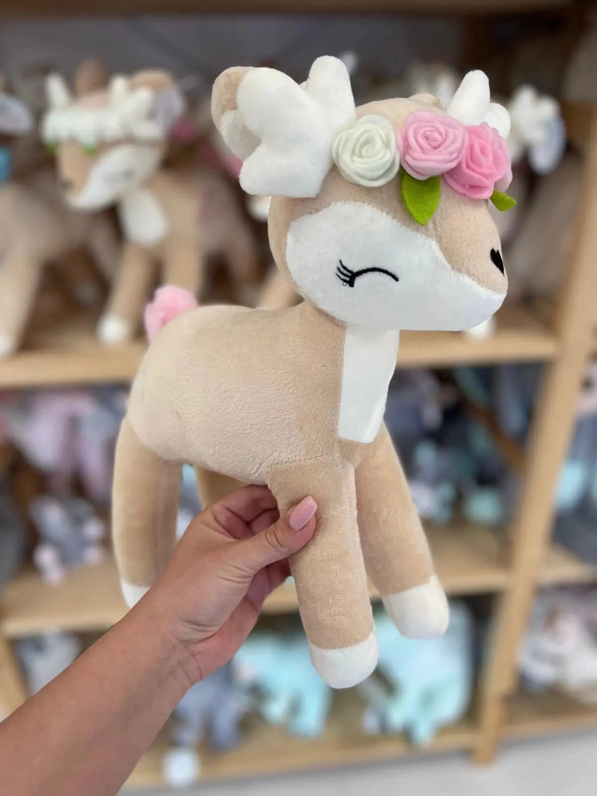 Pluszowa Sarenka z kolorowym wianuszkiem Melootka