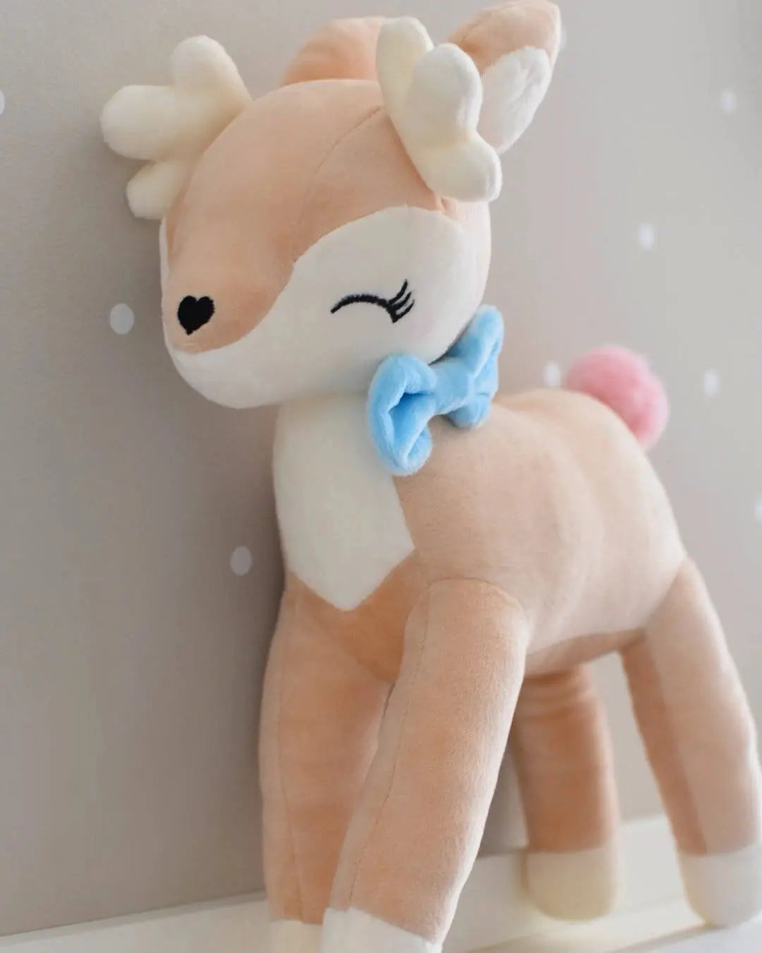 Pluszowa Sarenka z niebieską kokardką Melootka