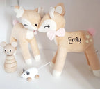 Pluszowa Sarenka z różową kokardką Melootka