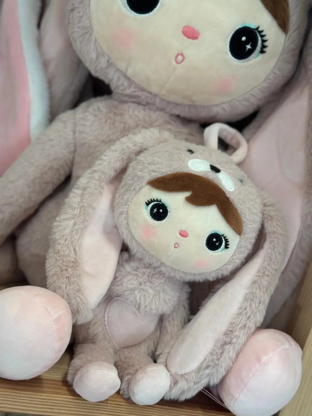 RÓŻOWY KRÓLIK 30CM - LALKA METOO Z IMIENIEM DZIECKA metoodoll