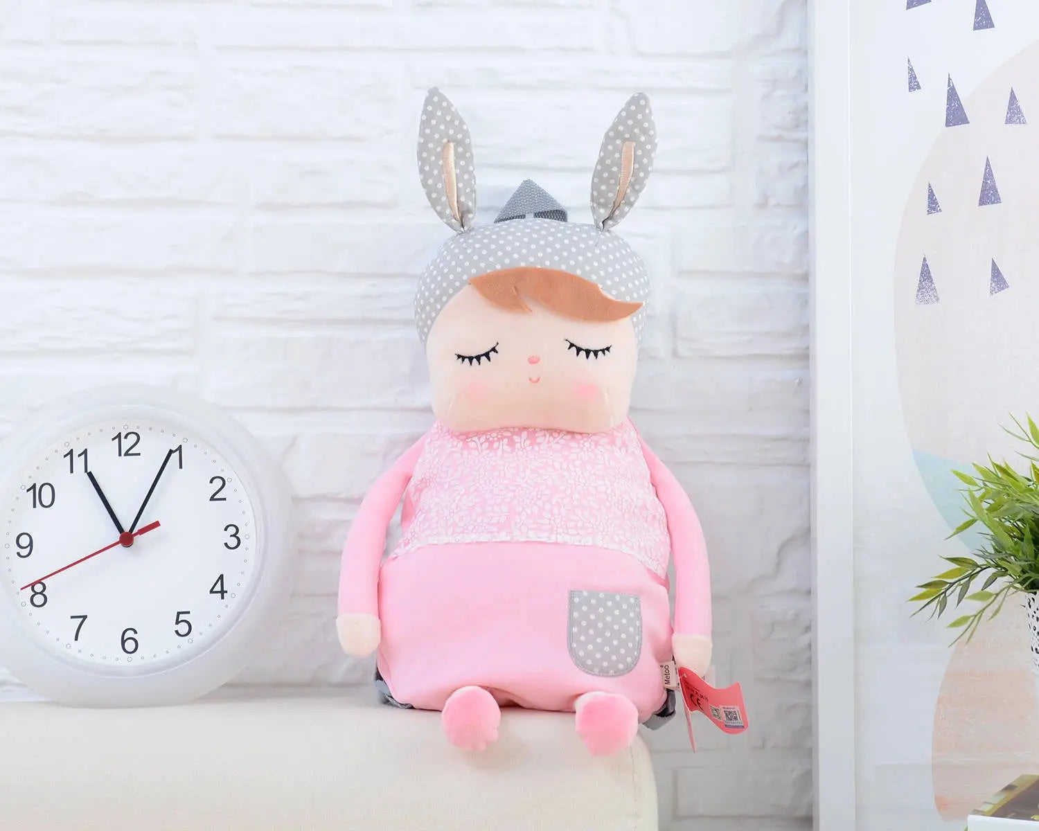 Plecak z uszkami Metoo- różowy Metoo