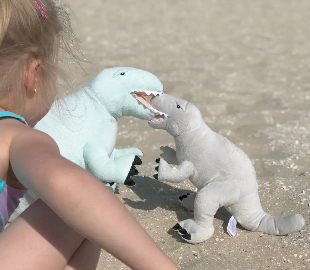 Szary Dinozaur pluszowy – Tyrannosaurus Rex – Rozmiar M Melootka