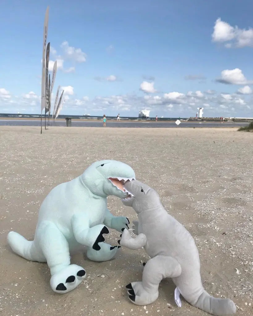 Szary Dinozaur pluszowy – Tyrannosaurus Rex – Rozmiar M Melootka