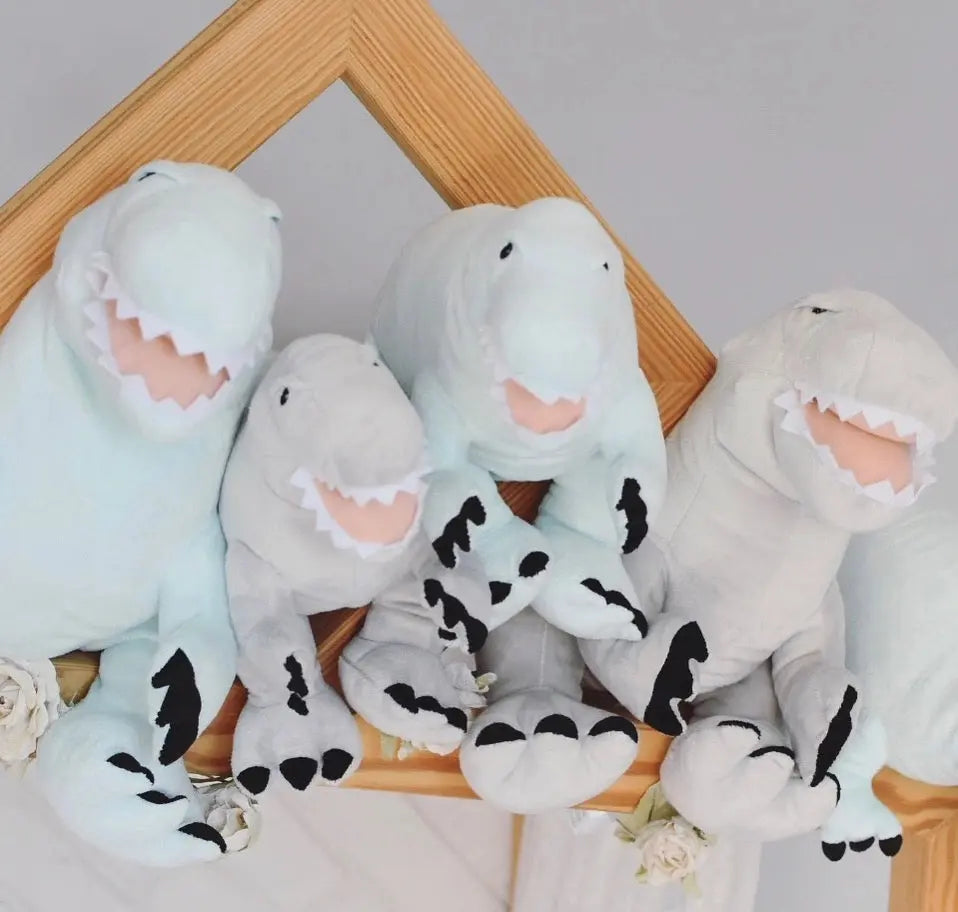 Szary Dinozaur pluszowy – Tyrannosaurus Rex – Rozmiar M Melootka