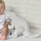 Szary Dinozaur pluszowy – Tyrannosaurus Rex – Rozmiar M Melootka