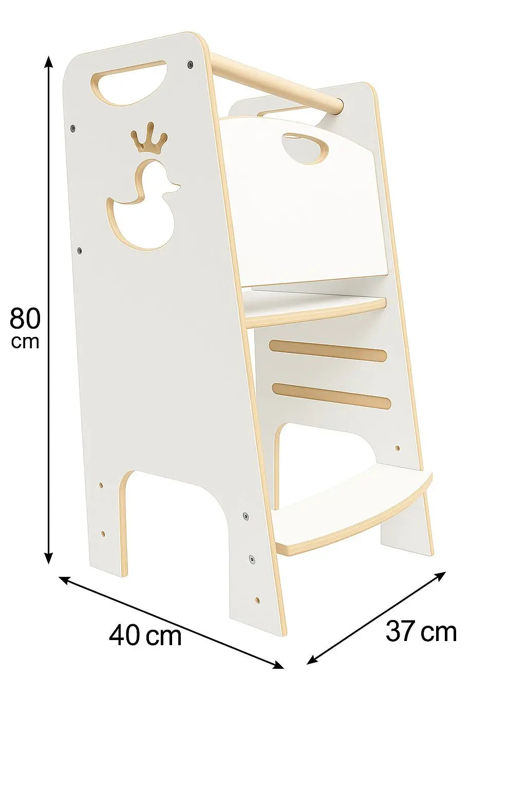 Quack Step | Pomocnik Kuchenny Montessori | Bezpieczny | Kitchen Helper - Zabawki z Lasu 