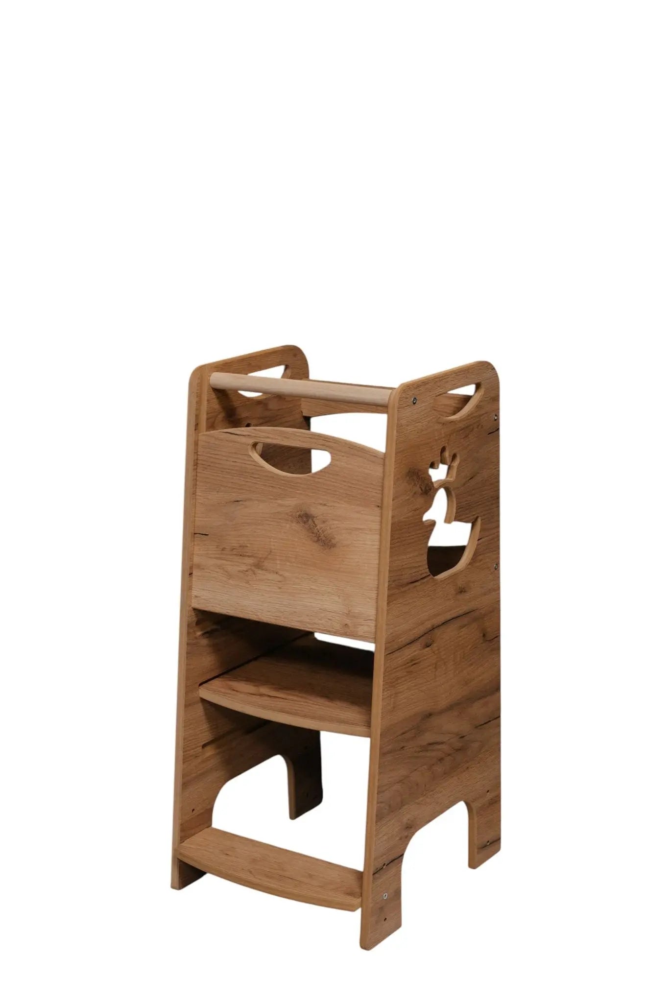 Quack Step Wood Style | Pomocnik Kuchenny Montessori | Bezpieczny | Kitchen Helper - Zabawki z Lasu 