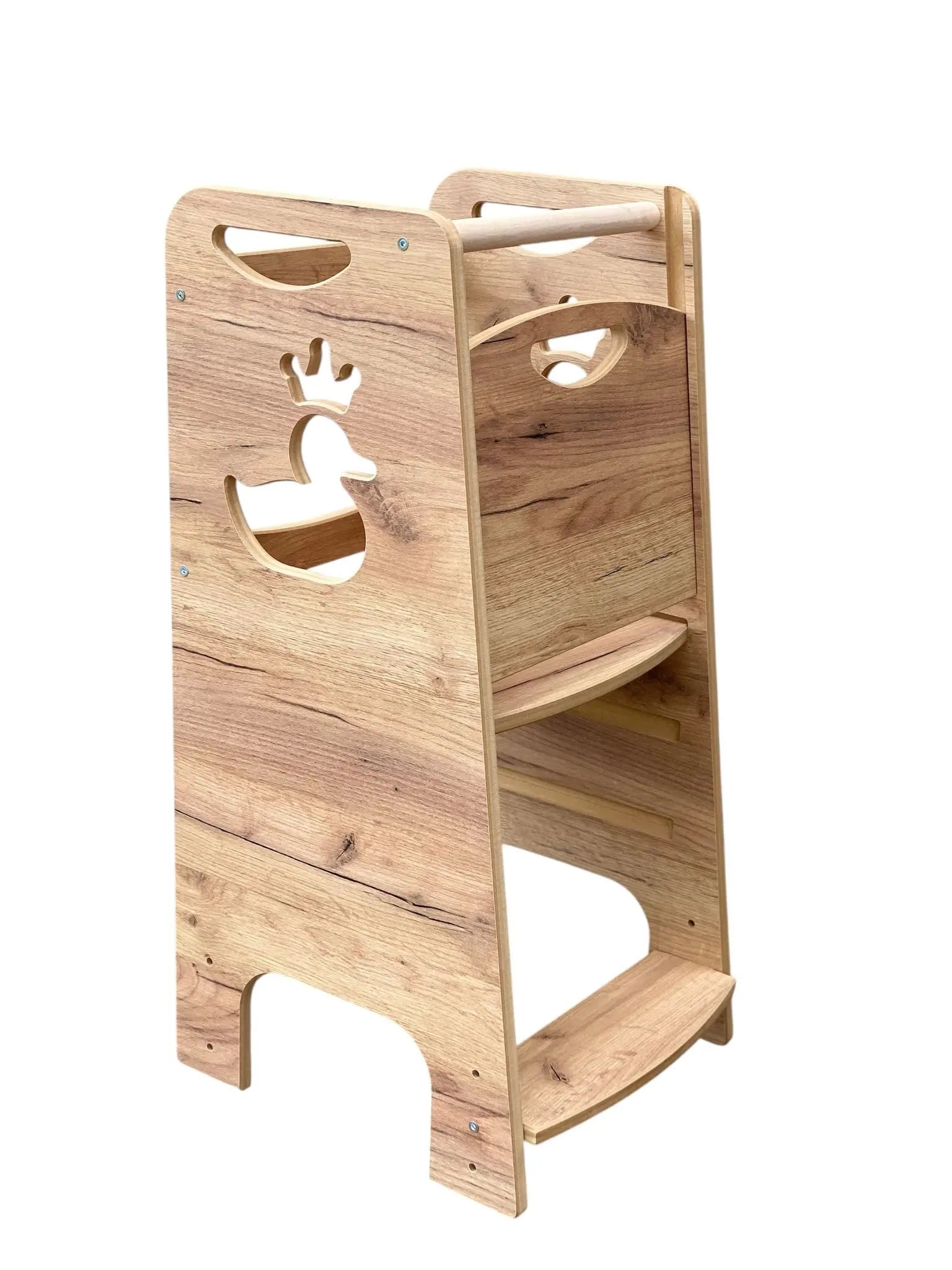 Quack Step Wood Style | Pomocnik Kuchenny Montessori | Bezpieczny | Kitchen Helper - Zabawki z Lasu 