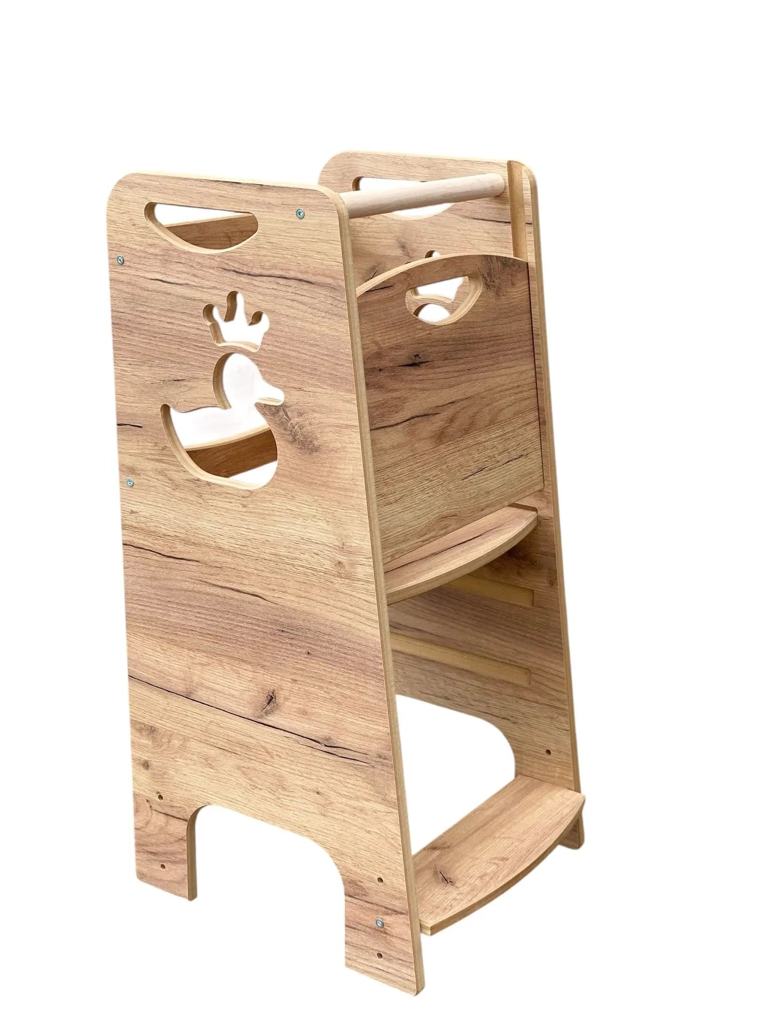 Quack Step Wood Style | Pomocnik Kuchenny Montessori | Bezpieczny | Kitchen Helper - Zabawki z Lasu 