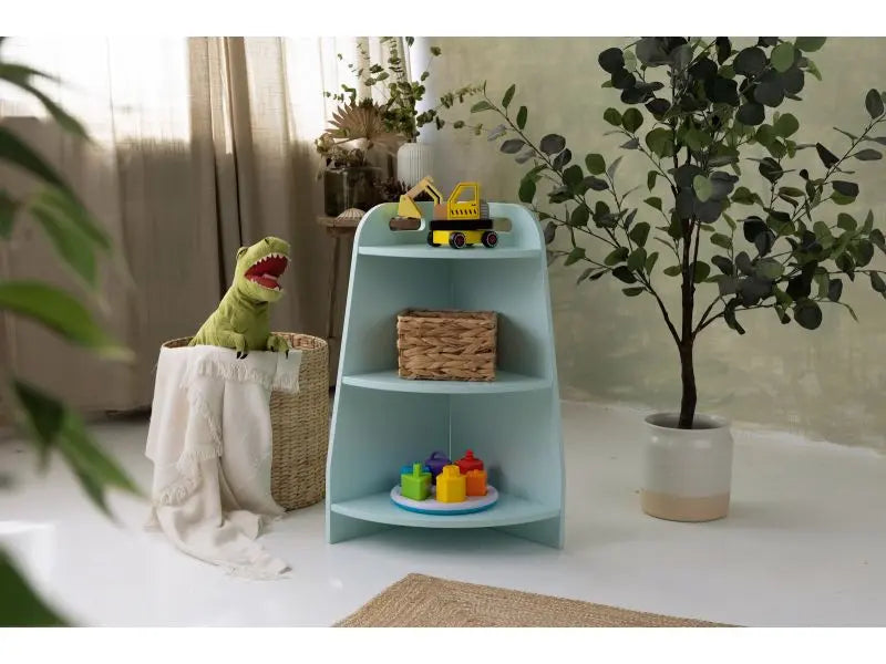 Regał końcowy wysoki - Szlifowany - szer. 35 cm - Zabawki z Lasu 