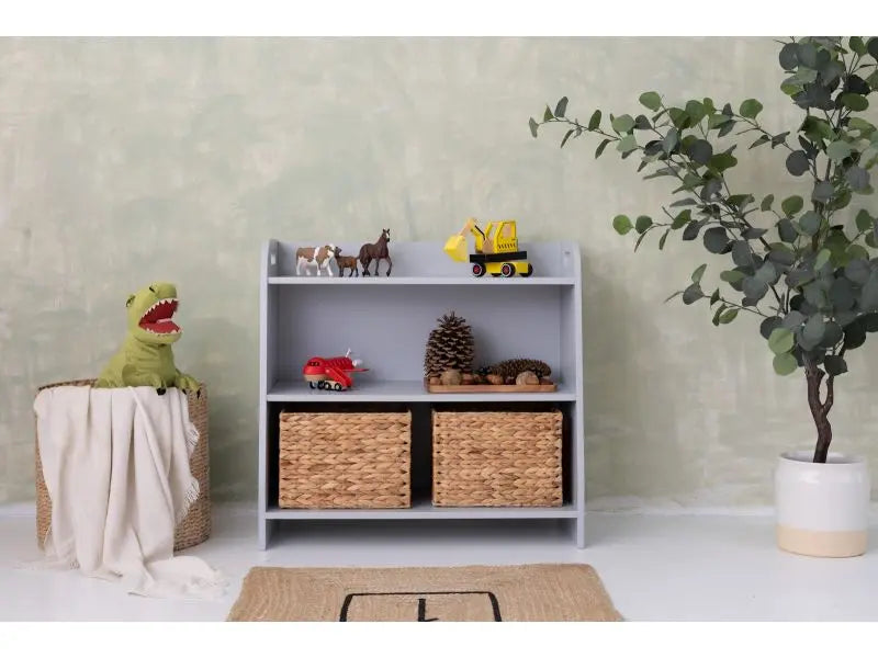 Regał wysoki na zabawki - Szlifowane - 90 cm - Zabawki z Lasu 