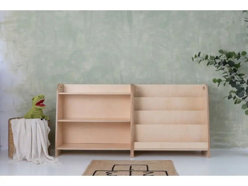 Regał wysoki na zbawki - Szlifowane - 73 cm - Zabawki z Lasu 