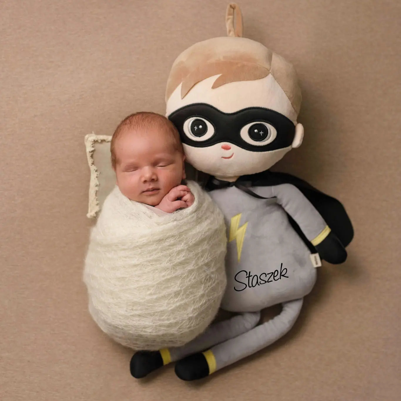 CHŁOPAK SUPER BOY XL 70CM - LALKA METOO Z IMIENIEM DLA CHŁOPCA Metoo