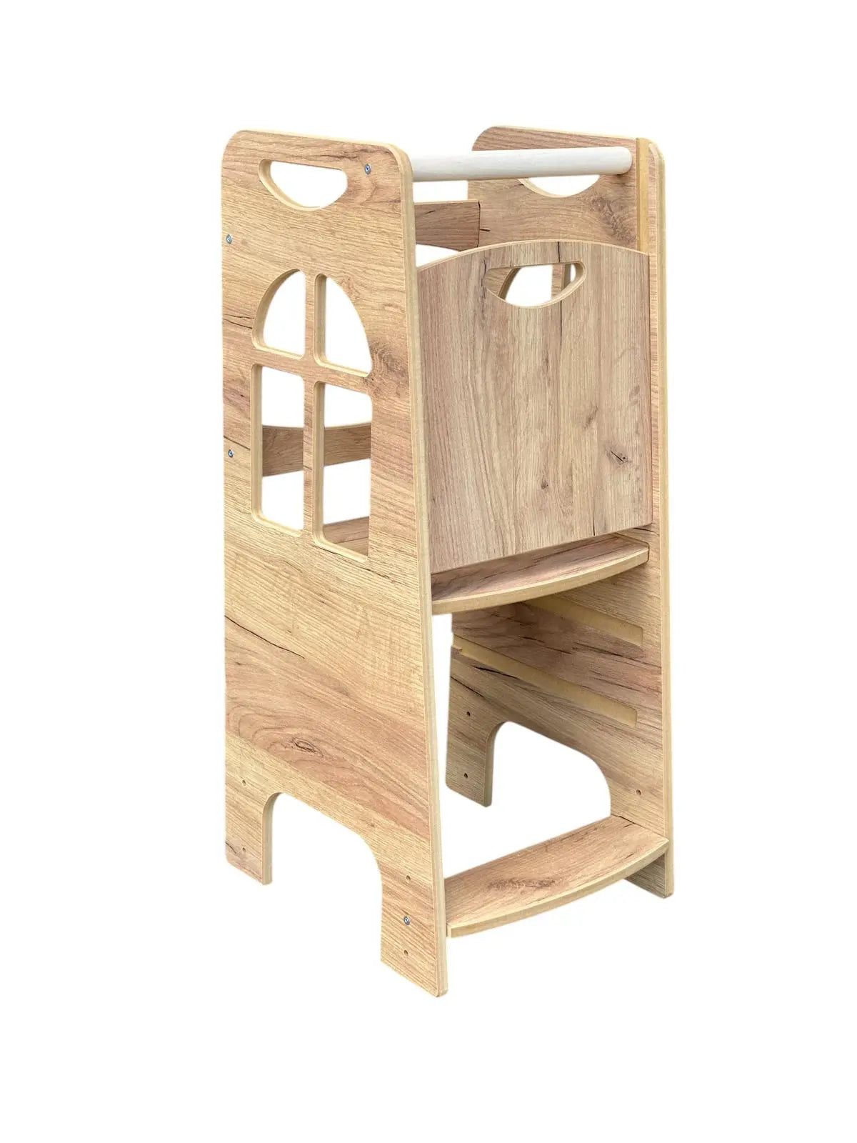Tower Step Wood Style | Pomocnik Kuchenny Montessori | Bezpieczny | Kitchen Helper - Zabawki z Lasu 