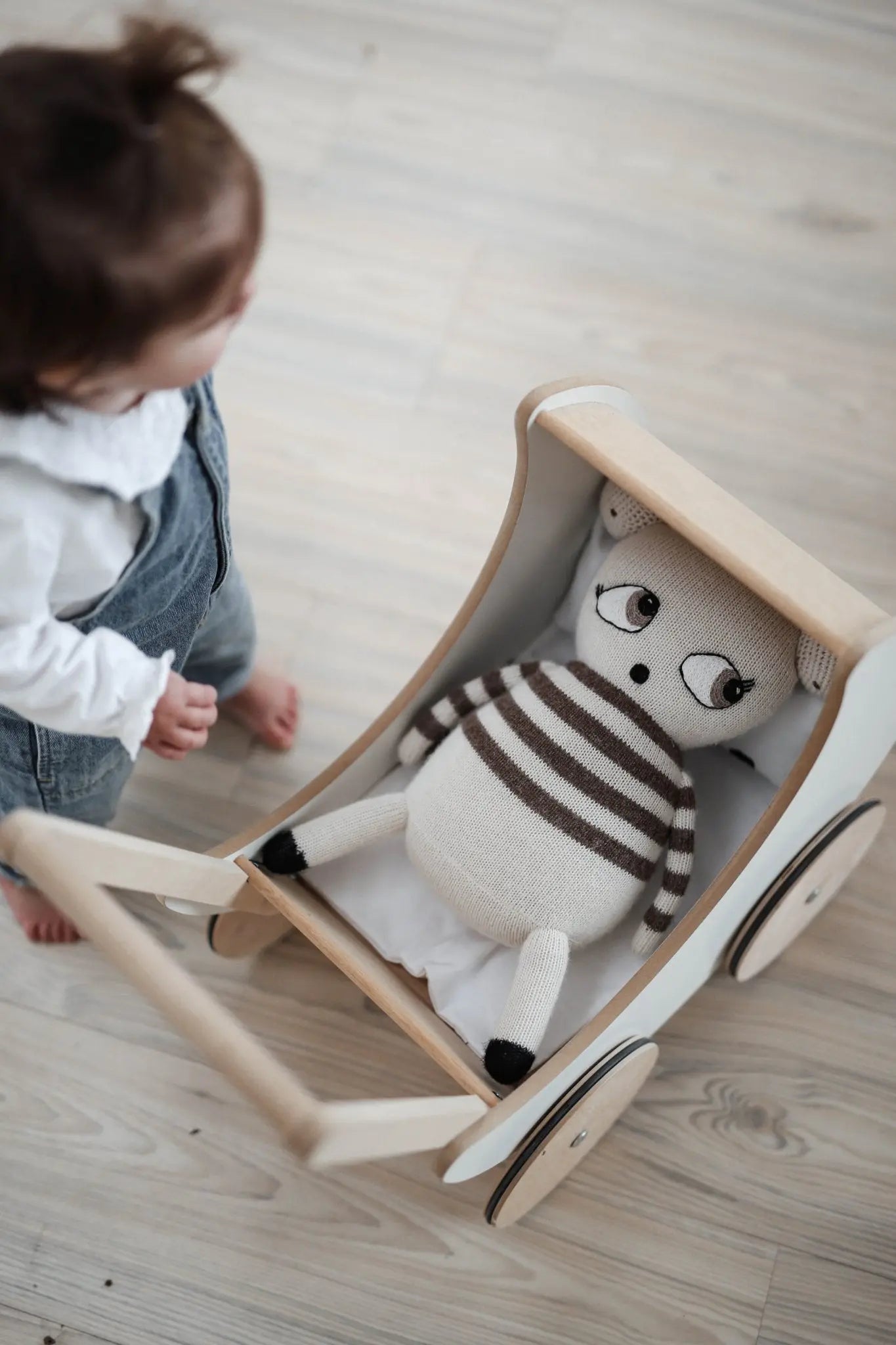 Wełniana lalka Side-Eye-Sophie zabawka maskotka dla dzieci pluszaki ooh noo - Zabawki z Lasu 