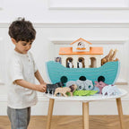 Wielka Arka Noego, zabawka dla dzieci, figurki statek zwierzątka Le Toy Van - Zabawki z Lasu 