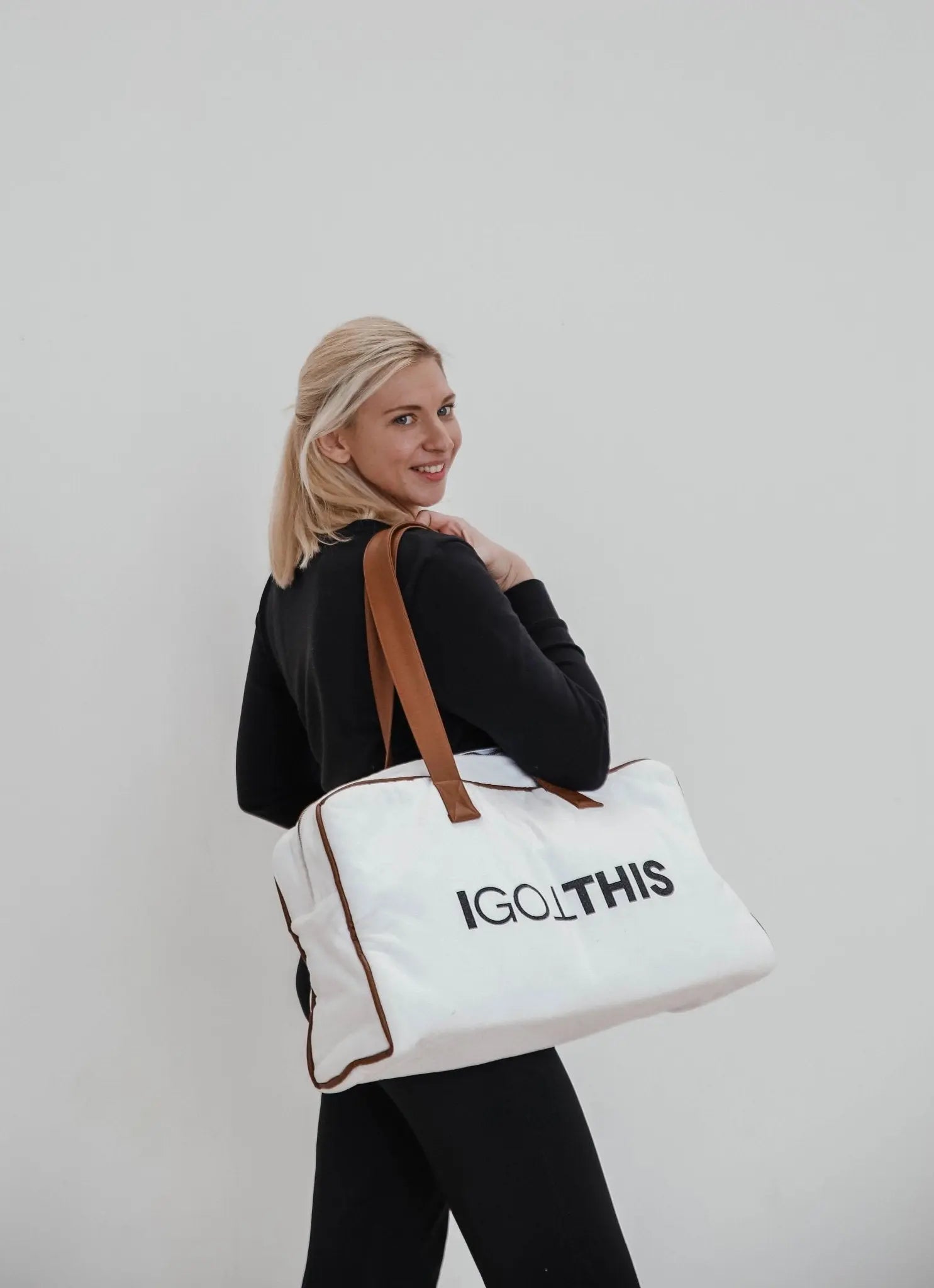 Wielofunkcyjna bawełniana torba dla mamy podróżna sportowa fitness ooh noo - Zabawki z Lasu 