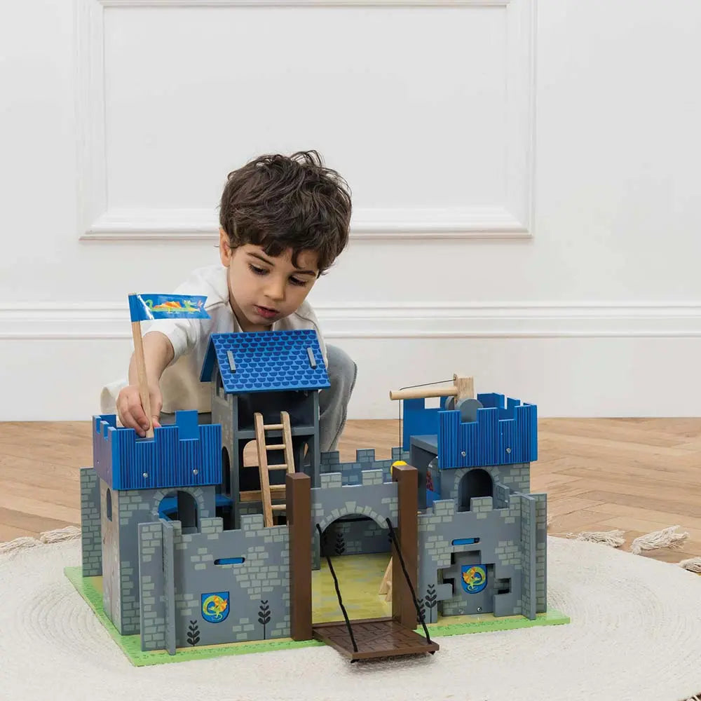 Zamek rycerski Excalibur, zabawka dla dzieci, domek dla lalek, Le Toy Van - Zabawki z Lasu 