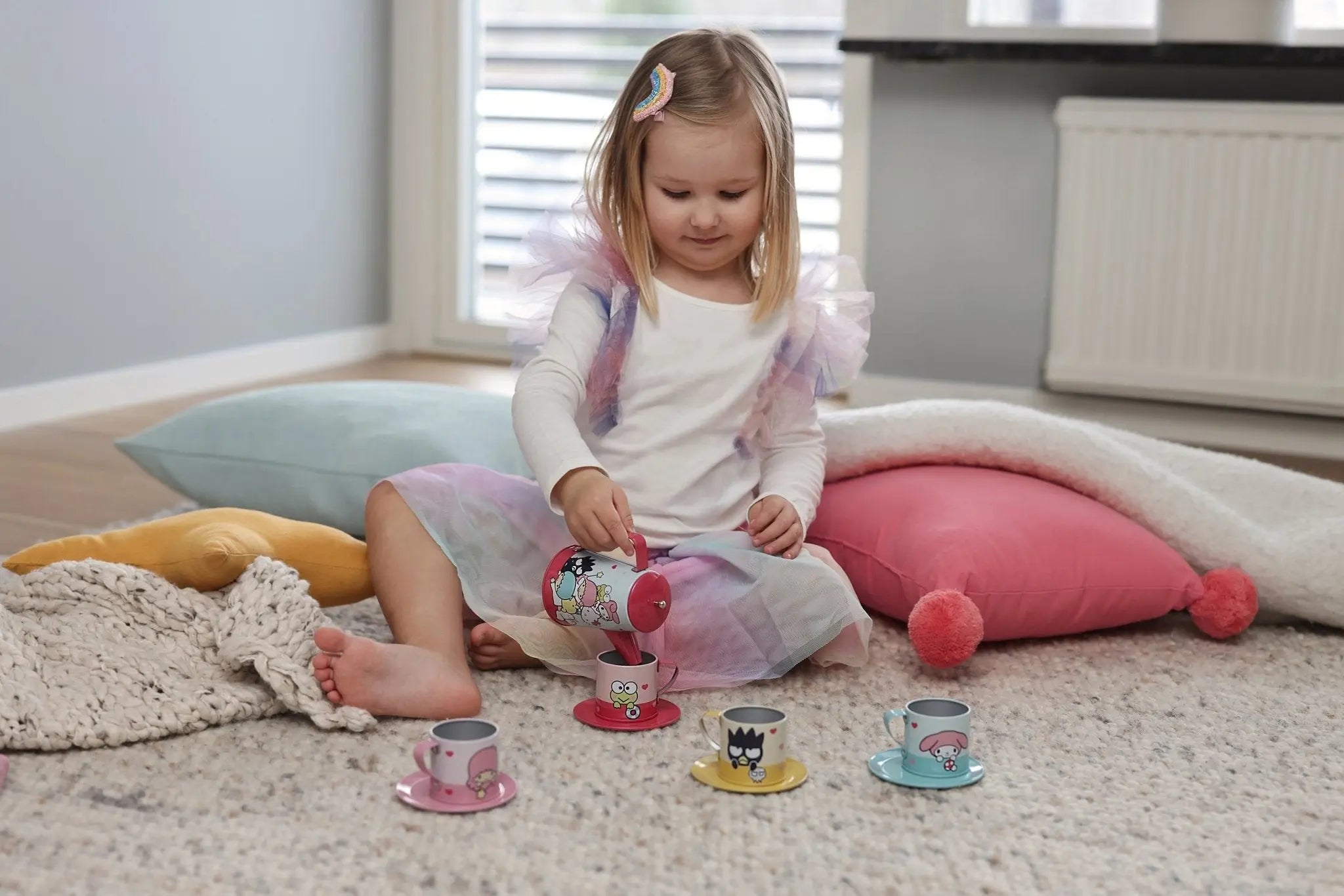 Zestaw do serwowania herbaty zabawka dla dzieci, Pippi Langstrumpf, kubki - Zabawki z Lasu 