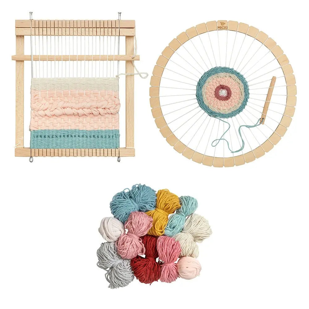 ZESTAW TKACKI PRZEDSZKOLNY MICKI - Zabawki z Lasu 